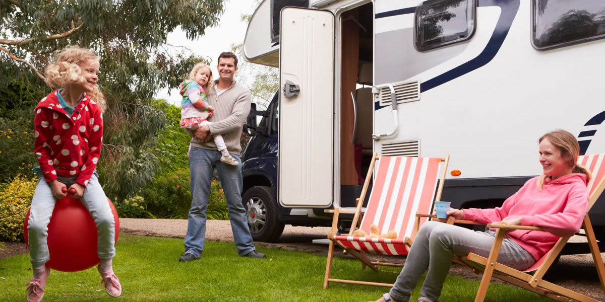 Emplacement de camping-car